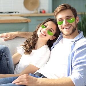Under Eye Patches for Dark Circles: 30 Pairs Green Tea Eye Gels Pads
